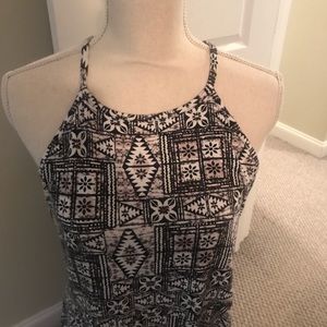 Black and white summer dress